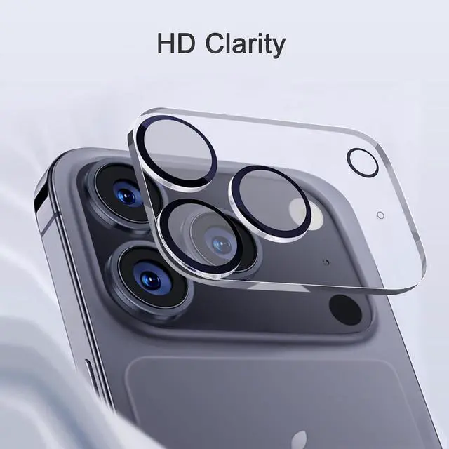 Alt view image 4 of 7 - WERLEO 3 Pack Screen Protector for iPhone 17 Pro Max [6.9 inch] + 3 Pack Camera Lens Protector with Installation Frame,Sensor Protection,Dynamic Island Compatible,Case Friendly Tempered Glass Film