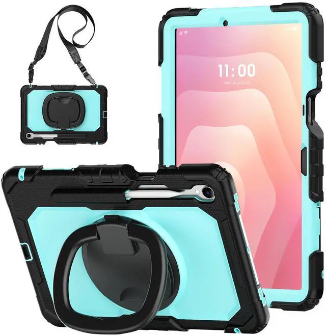 Main image of WERLEO Protective Case for Samsung Galaxy Tab S11 11 inch 2025 SM-X730/X736B/X736E/X736U Protective Cover with Pencil Holder, 360 Rotating Stand, Hand Strap, Shoulder Strap, Support S-Pen Charging