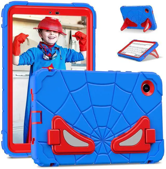 Main image of Werleo Case for Samsung Galaxy Tab A11 8.7 inch 2025 SM-X130/X133/X135, Lightweight Shockproof Rugged Protective Cover with Kickstand, Pencil Holder for Kids Children Boys Blue