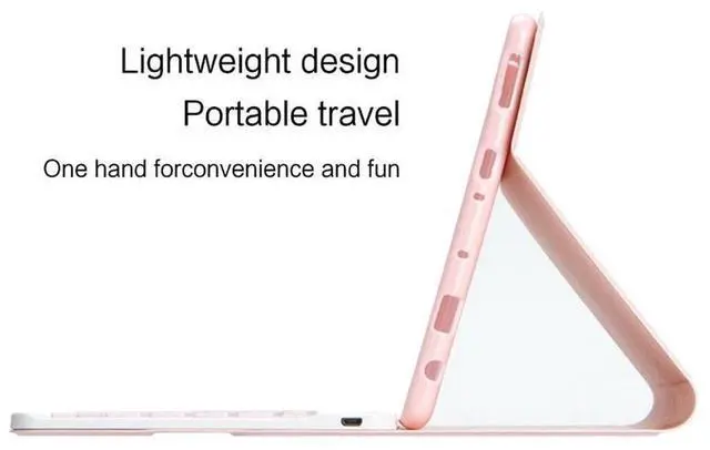 Alt view image 2 of 5 - WERLEO Wireless Touchpad Keyboard Case for Lenovo Idea Tab Pro 12.7 inch 2025 Model TB375FC TB373FU with Trackpad Pink