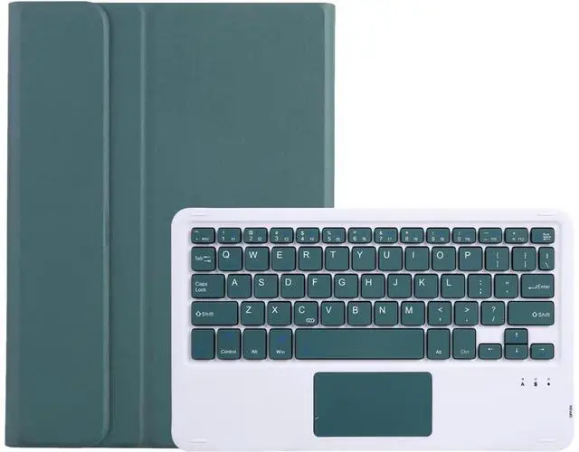 Alt view image 4 of 4 - WERLEO Wireless Touchpad Keyboard Case for Lenovo Idea Tab Pro 12.7 inch 2025 Model TB375FC TB373FU with Trackpad Dark Green