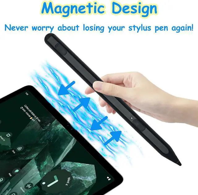 Alt view image 2 of 7 - WERLEO USI 2.0 Stylus for Chromebook  / Amazon Fire Max 11 / Fire HD 10 - Lenovo/Acer/ASUS/HP, Rechargeable Stylus Pen with 4096 Sensitivity for Google Pixel Tablet, Lenovo Chromebook