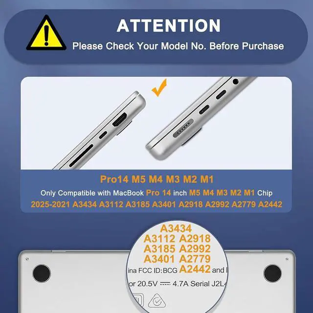 Alt view image 2 of 7 - WERLEO for MacBook Pro 14 inch Case 2025-2021 M5 M4 M3 M2 M1 Pro/Max A3434 A3401 A3185 A3112 A2992 A2918 A2779 A2442, PU Leather Hard Shell Cover with Foldable Kickstand & Keyboard Cover & Logo Cutout