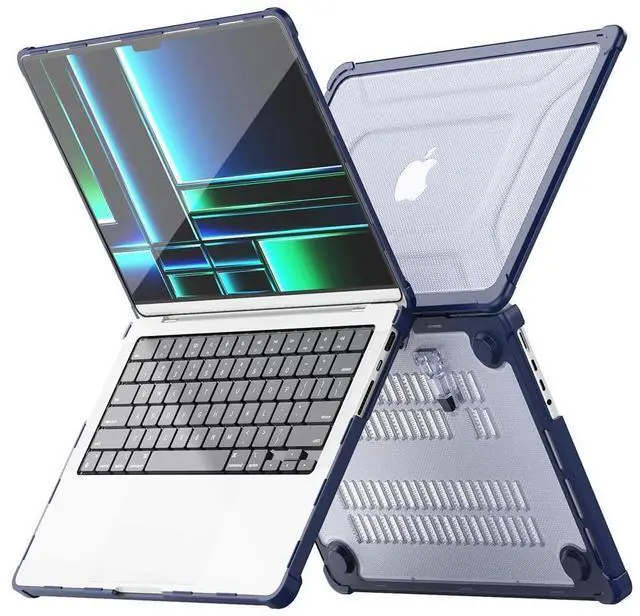 Alt view image 3 of 7 - Case for MacBook Pro 14 2025 2024 2023 2022 2021 M5 M4 M3 M2 M1 A3434 A3112 A3185 A3401 A2918 A2992 A2779 A2442 Laptop Hard Cover with Stand Keyboard Skin Screen Protector Camera Cover USB C Adapter