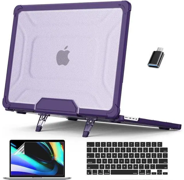 Main image of Case for MacBook Pro 14 2025 2024 2023 2022 2021 M5 M4 M3 M2 M1 A3434 A3112 A3185 A3401 A2918 A2992 A2779 A2442 Laptop Hard Cover with Stand Keyboard Skin Screen Protector Camera Cover USB C Adapter