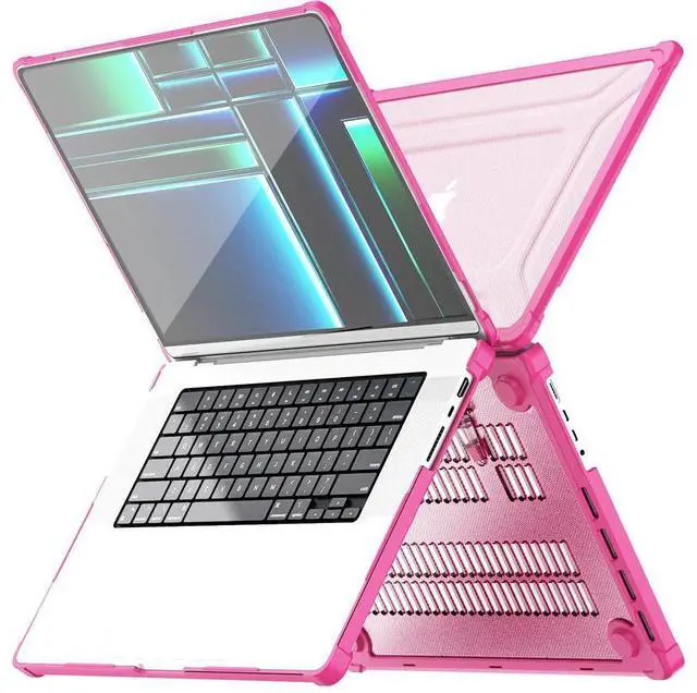 Alt view image 6 of 7 - Case for MacBook Pro 14 2025 2024 2023 2022 2021 M5 M4 M3 M2 M1 A3434 A3112 A3185 A3401 A2918 A2992 A2779 A2442 Laptop Hard Cover with Stand Keyboard Skin Screen Protector Camera Cover USB C Adapter