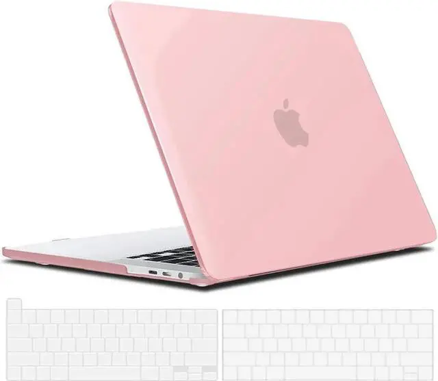 Main image of BONAEVER For MacBook Pro 14 inch Case 2025 2024 2023 2022 2021 M5 M4 M3 M2 M1 A3434 A3112 A3185 A3401 A2918 A2992 A2779 A2442 Hard Case Shell Cover Keyboard Skin Cover Pink