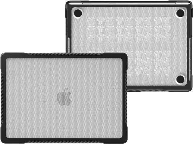 Alt view image 3 of 7 - For MacBook Pro 14 inch Case 2025 2024 2023 2022 2021 M5 M4 M3 M2 M1 A3434 A3112 A3185 A3401 A2918 A2992 A2779 A2442, Heavy Duty Rugged Hard Shell Shockproof Cover with Keyboard Skin Clear