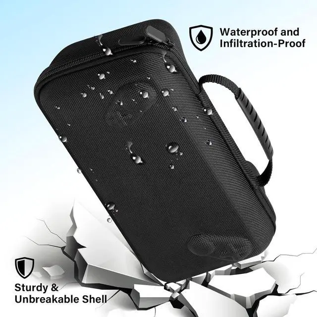 Alt view image 3 of 7 - BONAEVER Carrying Case Compatible with ASUS ROG Xbox Ally/Xbox Ally X 2025, Premium EVA Hard Shell Pouch with Mesh Pocket, Protective Portable Travel Storage Carry Bag for Console and Accessories