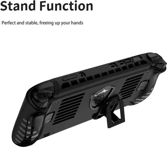 Alt view image 4 of 7 - BONAEVER Silicone Grip Case for MSI Claw 8 AI+ A2VM, Soft Skin Silicone Case Full Protective Case Cover with MSI Claw 8 AI+ A2VM - Black