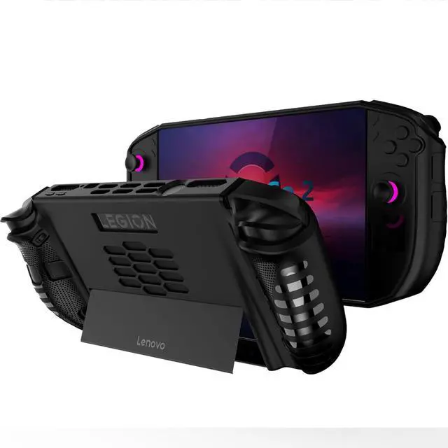 Main image of BONAEVER Silicone Skin for Lenovo Legion GO 2 Case with Stand,Shockproof Anti-Scratch Non-Slip Protective Bumper Soft TPU Protector Cover Grip for Lenovo Legion GO 2 2025 Case Accessories Kickstand