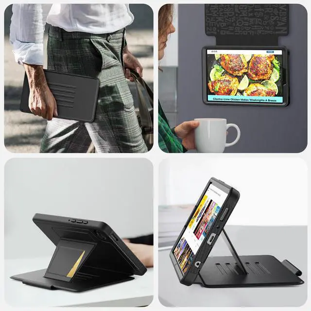 Alt view image 7 of 7 - BONAEVER Case for Samsung Galaxy Tab A11 2025 / A9 2023 8.7 inch with Card Slot, Stylus Pen, Premium PU Leather Business Stand Folio Cover Case Multi-Viewing Angles