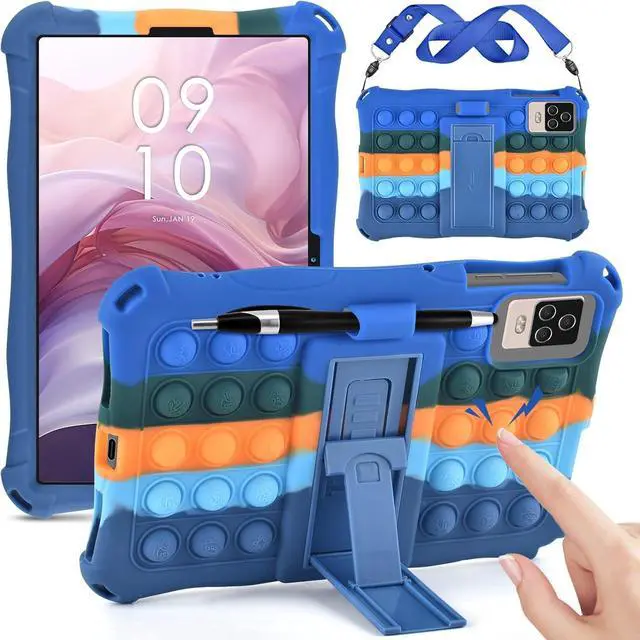 Main image of Silicone Case for DOOGEE T20 Mini Pro/T20 Mini, ALLDOCUBE iPlay 60 Mini Pro/iPlay 50 Mini/iPlay 50 Mini Pro/iPlay 50 Mini Pro NFE, TCL TAB 8 9132 9137, Onn 8 inch 2024 with Stand, Shoulder Strap, Pen