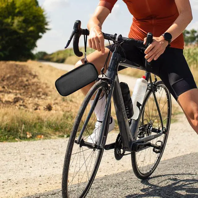 Alt view image 7 of 7 - BONAEVER Case Compatible with Portable Air Pump, 120 PSI Air Compressor, Car Tire Inflator Storage Bag for USB Cable, Air House, Connector and Accessories (Box Only)-Black+Black Zipper