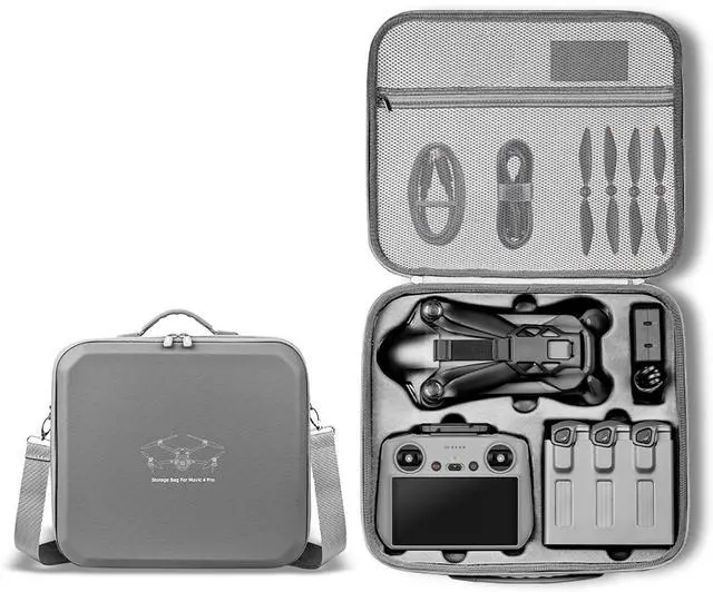 Main image of BONAEVER Portable Carrying Bag for DJI Mavic 4 Pro Fly More Combo with RC2 Controller Travel Storage for DJI Mavic 4 Pro Accessories, Battery Charging Hub