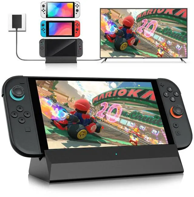 Main image of TV Dock Station for Nintendo Switch 2/1/OLED, Portable TV Docking Station with 4K@120Hz HDMI Adapter/3 USB Port/Type C Port for Nintendo Switch 2/1/OLED,Support Latest System (v21.0.1)