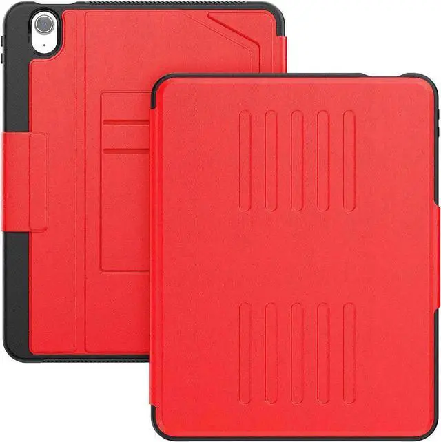 Alt view image 7 of 7 - Case For iPad Air 8th 7th 6th Generation 11 inch M4 M3 M2 2026 2025 2024, Smart Magnetic Auto Sleep Shockproof Cover with Multi-Angles Stand, Pen Holder, Card Slot Red
