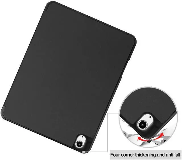 Alt view image 2 of 7 - Case for iPad Air 13 Inch M4 2026 / M3 2025 / M2 2024, Slim Smart Stand Cover Protective Cover with Pencil Holder, Stand, Universal Stylus Pen,Support Pencil Charging + Auto Wake/Sleep