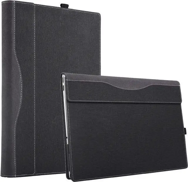 Alt view image 5 of 7 - Laptop Case for Lenovo Yoga 7a 2-in-1 (14", Gen 11) 14AGP11|14ILL10/14AKP10 Laptop,Yoga 7/7i 2-in-1 14IML9 PU Leather Protective Shell Detachable Notebook PC Bag
