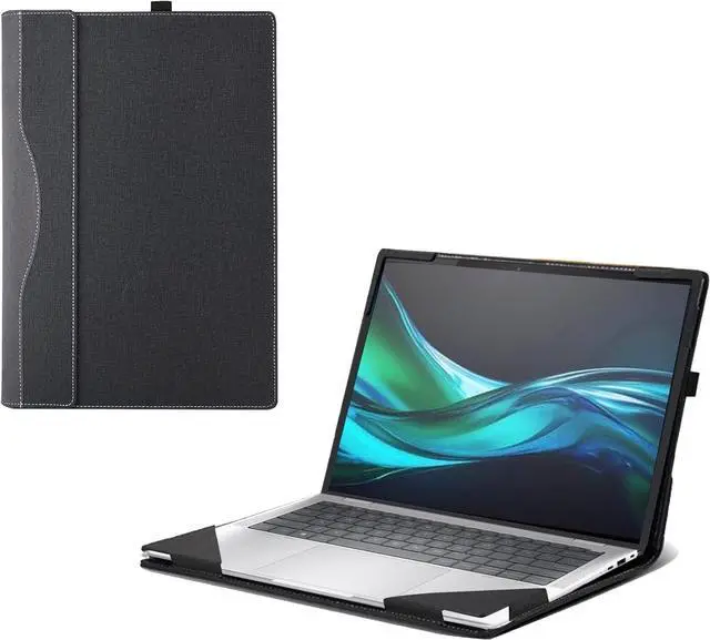 Main image of Laptop Case for Lenovo Yoga 7a 2-in-1 (14", Gen 11) 14AGP11|14ILL10/14AKP10 Laptop,Yoga 7/7i 2-in-1 14IML9 PU Leather Protective Shell Detachable Notebook PC Bag