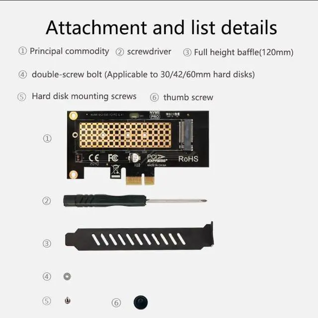 Alt view image 7 of 7 - SK1 conversion card M.2 SSD NVME hard disk M.2 to PCI-E4.0X1X4X16 Expansion card supports the M.2 NVME PCI-e 4.0,3.0,2.0, 1.0, and supports the 2230/2242/2260/2280 SSD of the M.2 NVME protocol