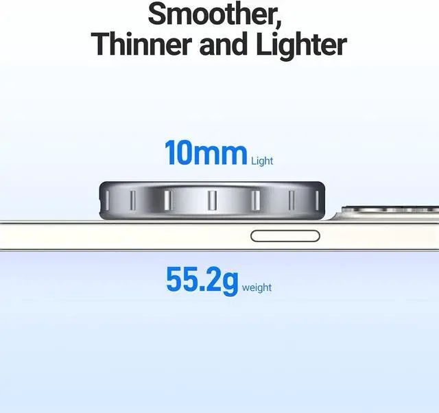 Alt view image 7 of 7 - Magnetic 2230 M.2 NVMe SSD Enclosure, 10Gbps USB 3.2 Gen2, Aluminum Case with MagSafe, ProRes 4K External Storage for iPhone 15/16/17 Pro