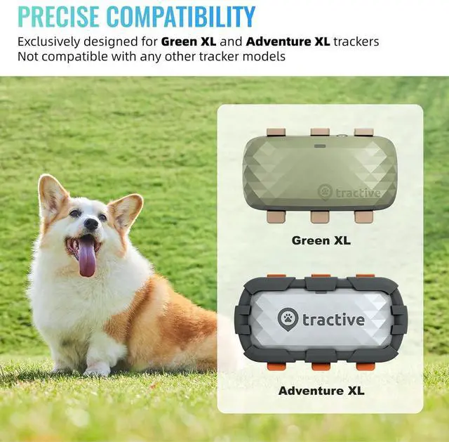 Alt view image 2 of 7 - 2-in-1 Portable Magnetic Quick Charge Cable | Anti-Lost Heavy-Duty | Replacement for Tractive Dog GPS Tracker | Travel-Friendly Compact USB Cord for Home & Outdoor