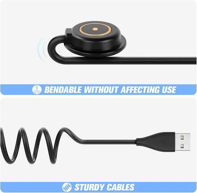 Alt view image 5 of 7 - MCC 3 Magnetic Charging Cable 2 Pack, 3.3FT Fast Charging Cable with Magnetic Tip for Olight Baton 3/3 Pro/Baton 4 / Odin/Seeker 4 Flashlights