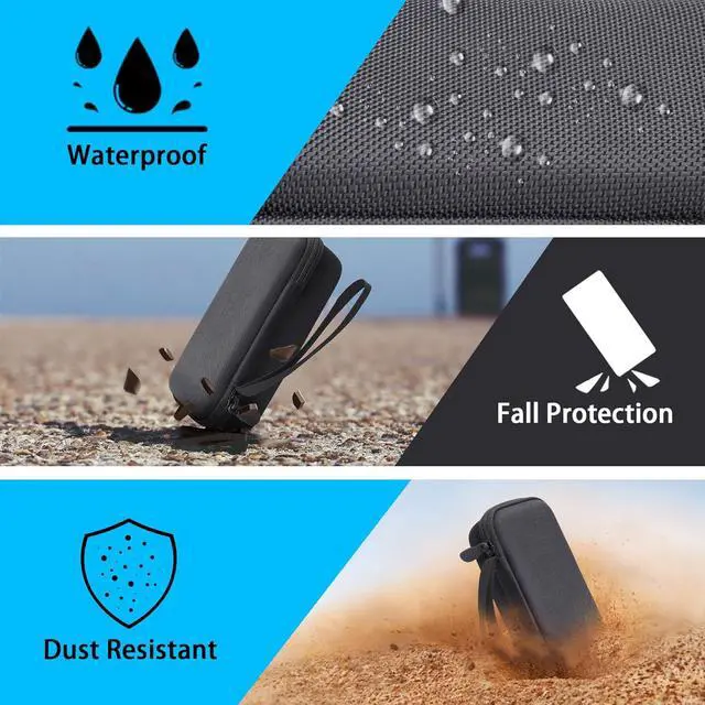 Alt view image 6 of 7 - Hard Travel Case for Anker 25,000mAh Laptop Power Bank, Compatible with Anker Zolo A1695 Power Bank 25K 165W, Case Only (Black Case)