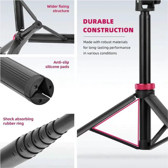 Alt view image 7 of 7 - 80" Selfie Stick Tripod for Pocket 3 4 GoPro Action Camera, Extendable Stand Vlog Mount for DJI Osmo Pocket 3 4 Action 6 5 Pro 4 3 for Xtra Muse for Insta360 X5 X4 X3 for AKASO DSLR Accessories