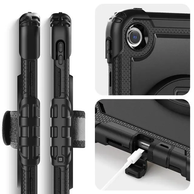 Alt view image 7 of 7 - BONAEVER Case for Xiaomi Redmi Pad 2 SE 9.7 inch 2026, Protective Cover with Screen Protector Pen Holder Hand/Shoulder Strap/Universal Stylus Pen