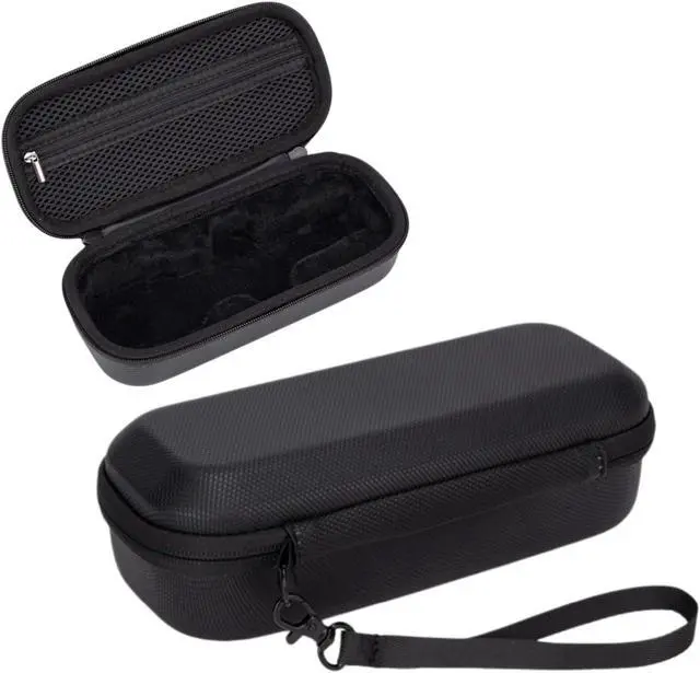 Alt view image 4 of 6 - Hard Carrying Case for Insta360 Luna Ultra,PU Leather Portable Storage Bag with Wrist (Black)