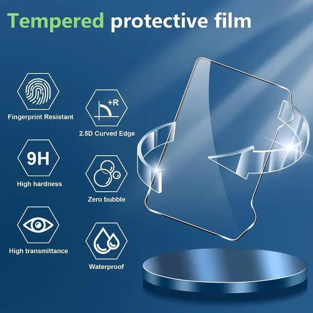 Alt view image 4 of 5 - Screen Protector for Insta 360 Luna Ultra, HD Tempered Glass Flim for Insta 360 Luna Ultra, Anti-Scratch, Bubble Free, HD Clarity (3+3 pack)