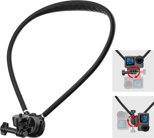Main image of Neck Mount for Action Cameras, Upgraded Chest Support with Air Cushion, 360-Degree Swivel for POV Vlogging, Stable Hands-Free Holder for GoPro Hero 13/12/11, Insta360 X4, DJI Osmo