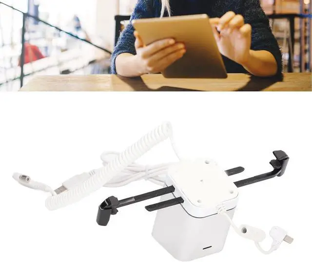 Alt view image 3 of 7 - Tablet Anti-Theft Display Stand with Charging Function and 95dB to 120dB Security Alarm Design for Tablets Cell Phones Electronic Product Commercial Display (For USB Type C Port)
