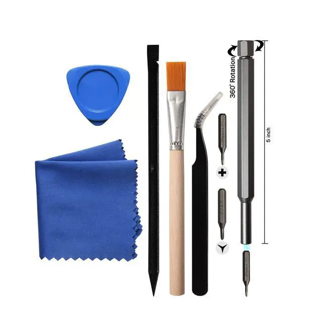 Alt view image 5 of 5 - 4 Pack Joystick Analog Thumb Stick for Nintendo Switch Joy Con Controller Joycon Repair Kit with Flex Cable Screws Springs Thumbstick Grips Repair Tools