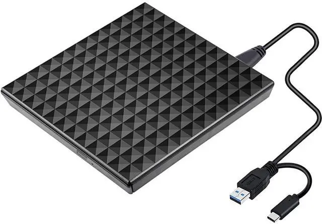 Main image of BONAEVER External Blu-ray Drive Blu-ray Burner 6X Compatible with BD DVD CD Drive Portable Bluray Drive 100GB Slimline External Blu ray Drive usb 3.0 Type-C Port for Windows XP/7/8/10for Mac PC