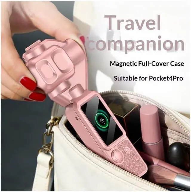 Alt view image 5 of 7 - Protective Cover Lens Cap Hard Case for DJI Osmo Pocket 4P / Pocket 4 Pro (Black)