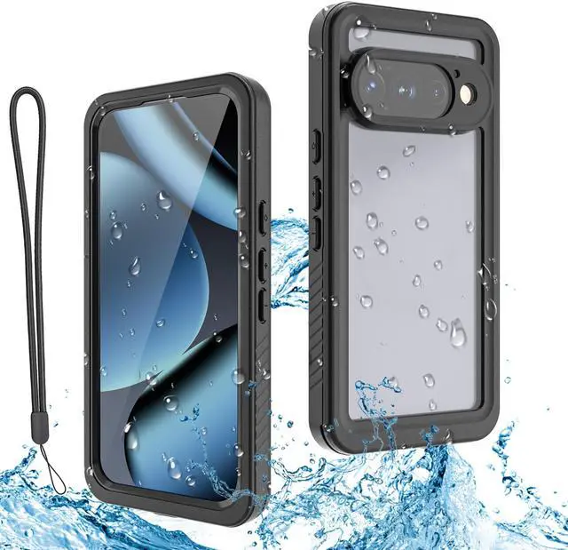 Main image of Waterproof Case for Google Pixel 11 Pro with Built-in Screen Protector | Clear Water Proof Shockproof Dustproof Snowproof Full Body Rugged Transparent Underwater Phone Cover with Lanyard