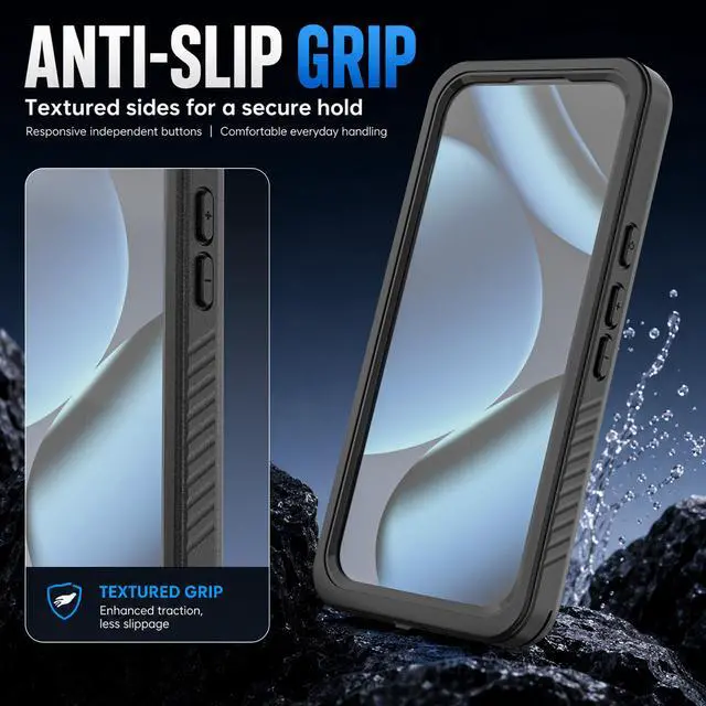 Alt view image 5 of 7 - Waterproof Case for Google Pixel 11 Pro with Built-in Screen Protector | Clear Water Proof Shockproof Dustproof Snowproof Full Body Rugged Transparent Underwater Phone Cover with Lanyard