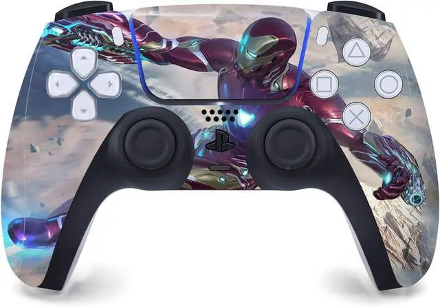 Alt view image 5 of 6 - Vinyl Skin Compatible with PS5 Slim (Digital Edition) |Console and Controller Accessories Cover Skins Controller Skin Gift Skins for Console Full Set Skin