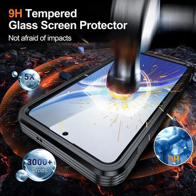 Alt view image 4 of 7 - Magnetic Case for Samsung Galaxy S26 FE, Compatible MagSafe, Galaxy S26 FE Magnetic Cover Built-in Transparent Screen Protector and Camera Protection, Full Body Case for Samsung S26 FE