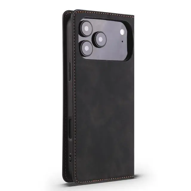 Alt view image 7 of 7 - Case for iPhone 18 Pro Max / iPhone 17 Pro Max, Premium PU Leather Phone Cover with Card Holder Stand, Shockproof Flip Wallet Cover