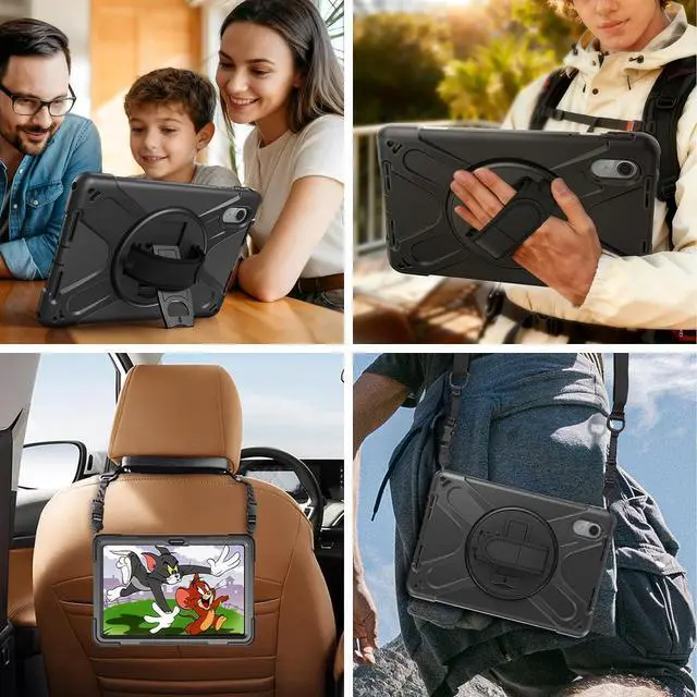 Alt view image 6 of 7 - Case for Lenovo Idea Tab 11 inch 2025/Tab M11 2024/K11 11"/Motorola Moto Pad 2026/Moto Pad 60 Neo Protective Cover with S Pen Holder Stand Hand/Shoulder Strap/Screen Protector/Universal Stylus Pen