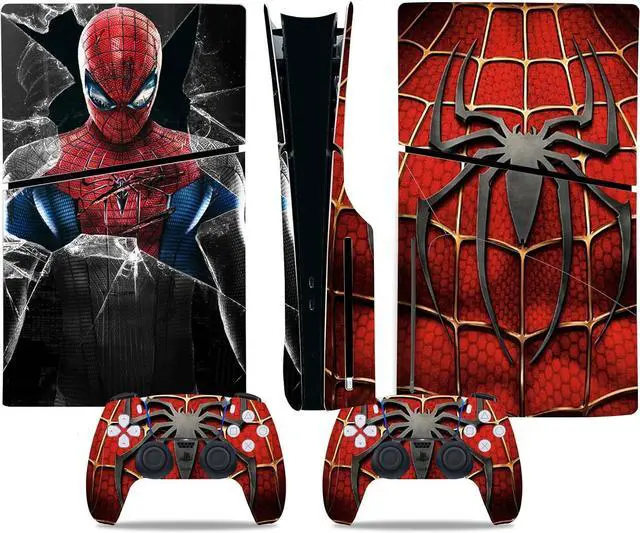 Main image of Decal Skin for PS5 Slim Disc Console and Controllers, PS5 Console Accessories, Vinyl Skin Stickers for PlayStation 5 Slim Disc Edition