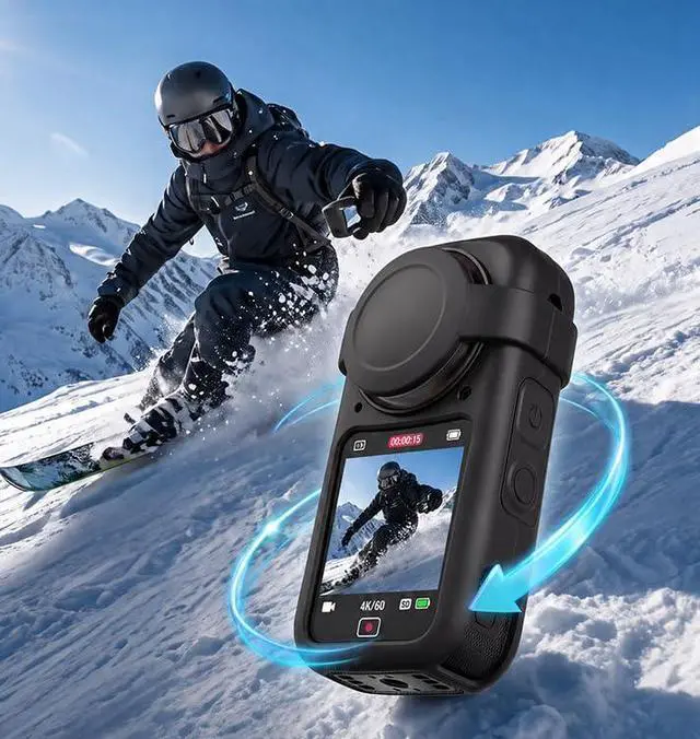 Alt view image 7 of 7 - Compatible with Insta360 X6, Soft Silicone Protective Case Kit with Lens Cover, All-Round Bumper Guard, Battery Side Open Design for Action Camera Accessories