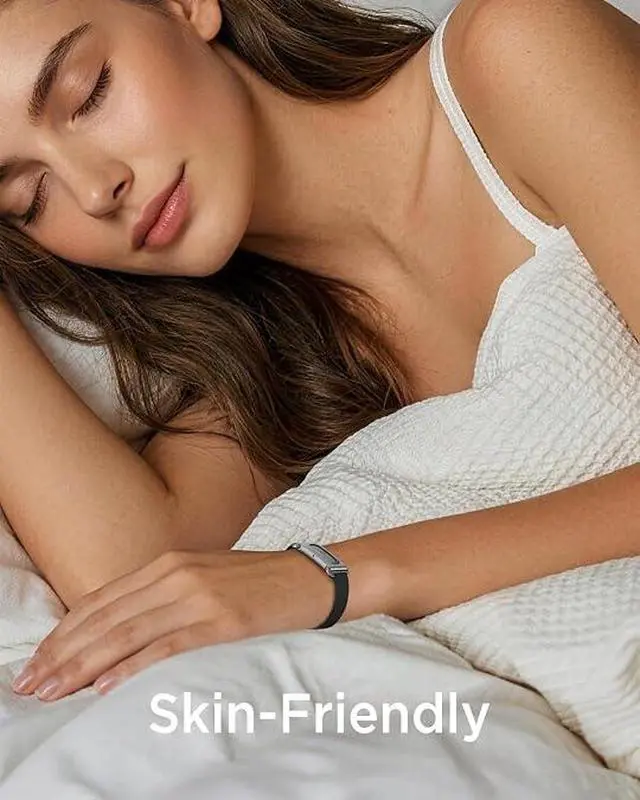 Alt view image 5 of 7 - Nylon Band for Google Fitbit Air, Soft Stretchy Superknit Nylon Band Metal Case Anti-Sweat Sport Replacement Breathable Woven Wristband Bumper Case for Fitbit Air for Women Men Black