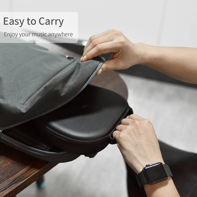 Alt view image 6 of 6 - Case for AirPods Max 2 / AirPods Max with Sleep Mode, Airpod Max Accessories for Apple Headphones | Ultra-Slim Travel Carrying Case | Portable Storage Bag for AirPods Max 1st & 2nd Gen 2026 2024 2020