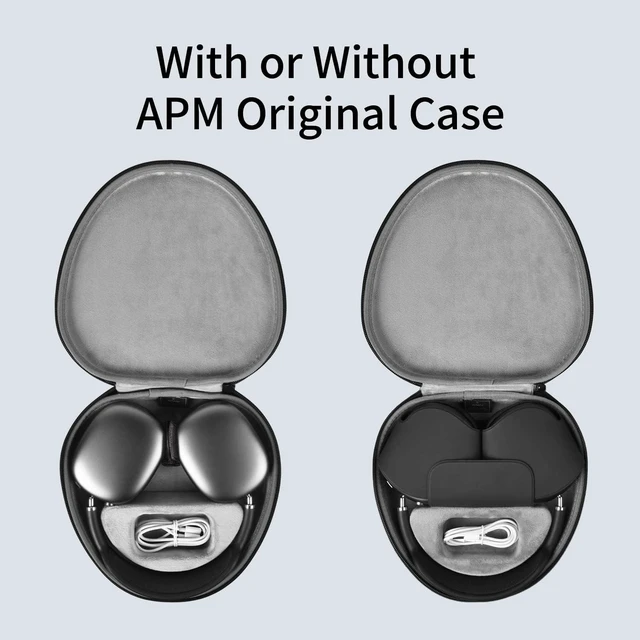 Alt view image 5 of 6 - Case for AirPods Max 2 / AirPods Max with Sleep Mode, Airpod Max Accessories for Apple Headphones | Ultra-Slim Travel Carrying Case | Portable Storage Bag for AirPods Max 1st & 2nd Gen 2026 2024 2020