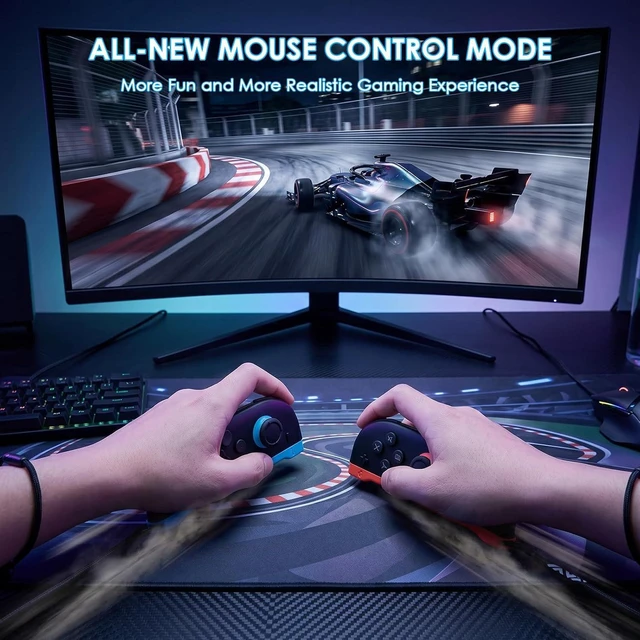 Alt view image 3 of 7 - Controller Compatible with Nintendo Switch 2 Controller, Replacement for Switch 2 Controller Support Mouse Mode /Rumble/Motion Controls/Gamechat